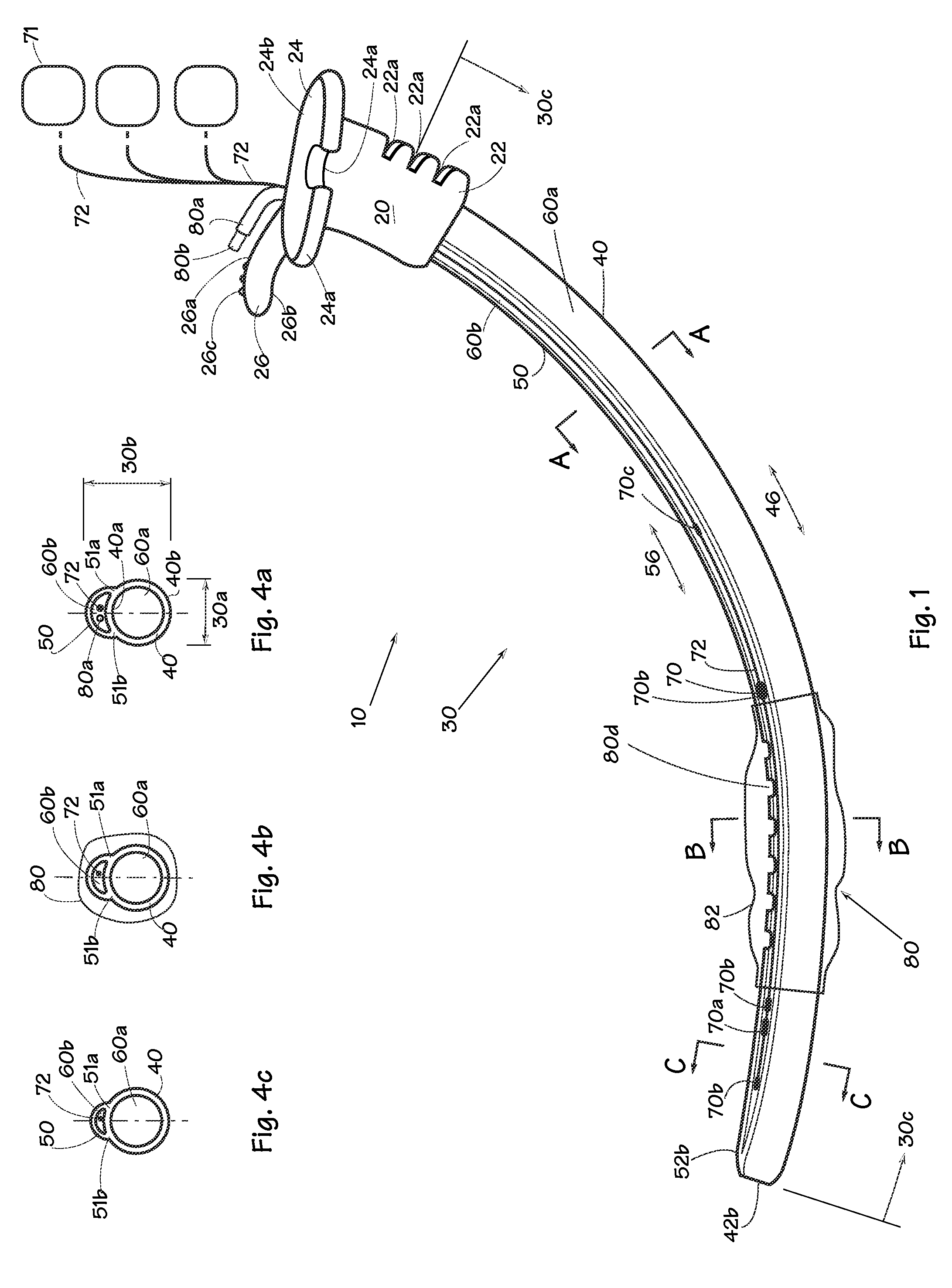 Integrated oral gastric tube guide