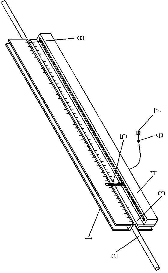 Portable straightness detection device