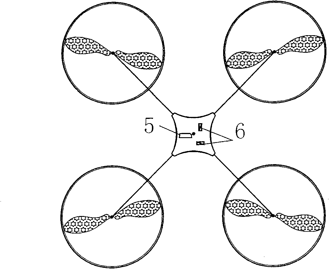 Bridge detection robot based on four-axle aircraft