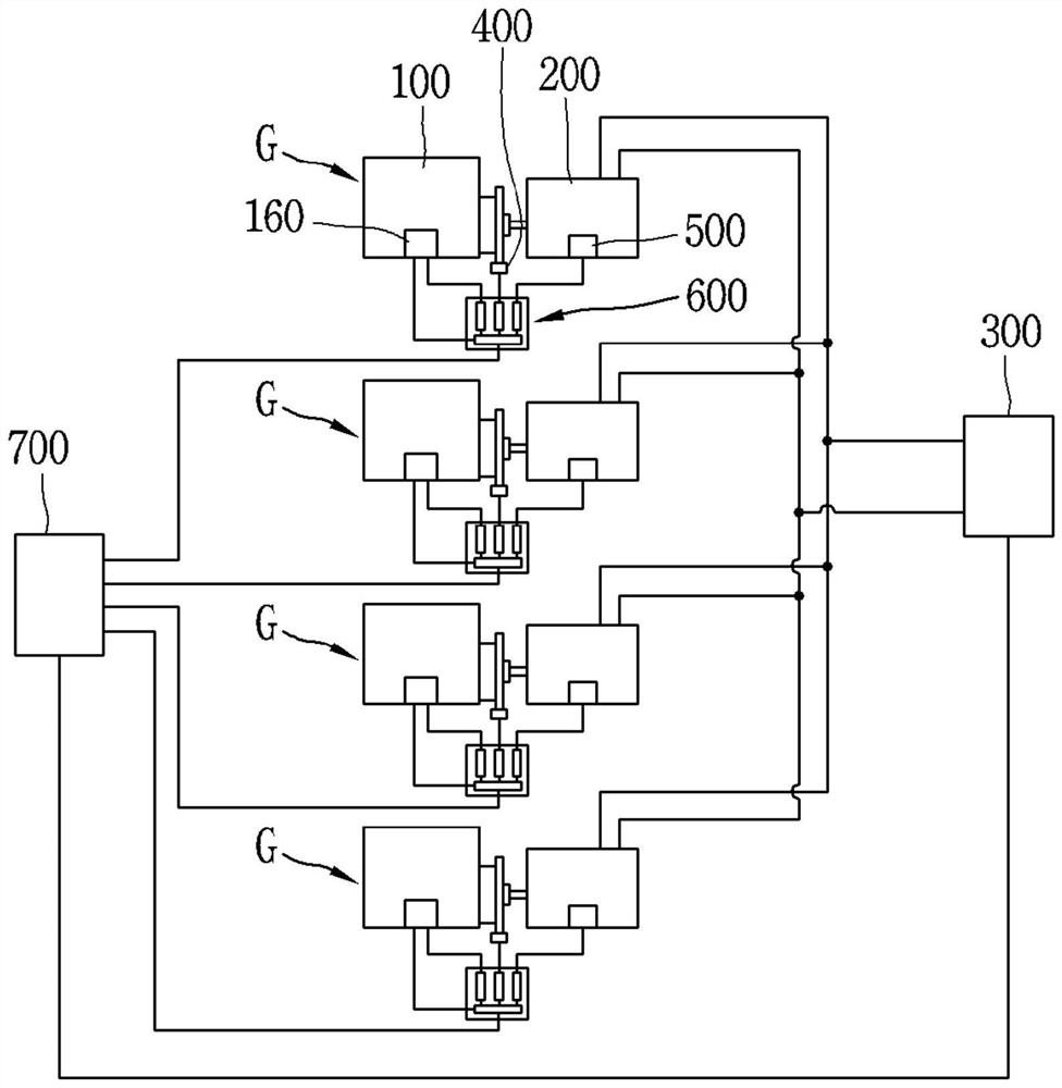 Parallel diesel engine power generator system and control method therefor