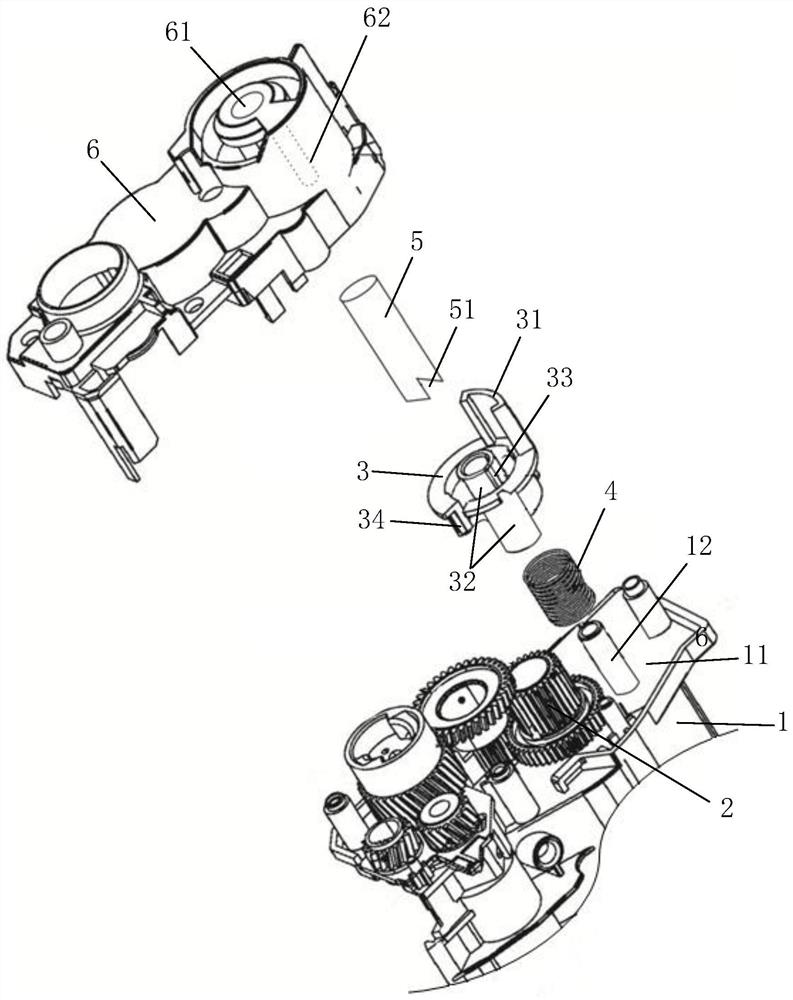 An automatic reset mechanism and toner cartridge