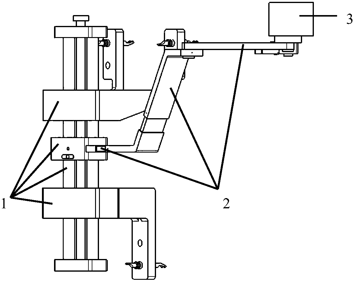 Automobile steering angle transmission ratio measurement device