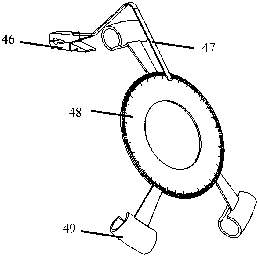 Automobile steering angle transmission ratio measurement device