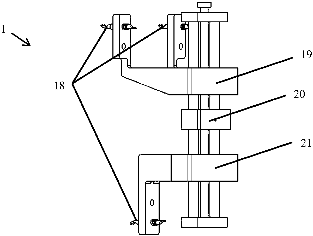 Automobile steering angle transmission ratio measurement device