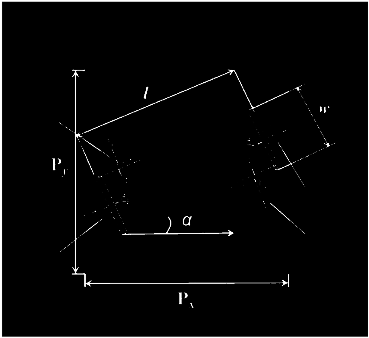 Single-layer three-bending hole nanofilm with strong absorbing circular dichroism and preparation method thereof