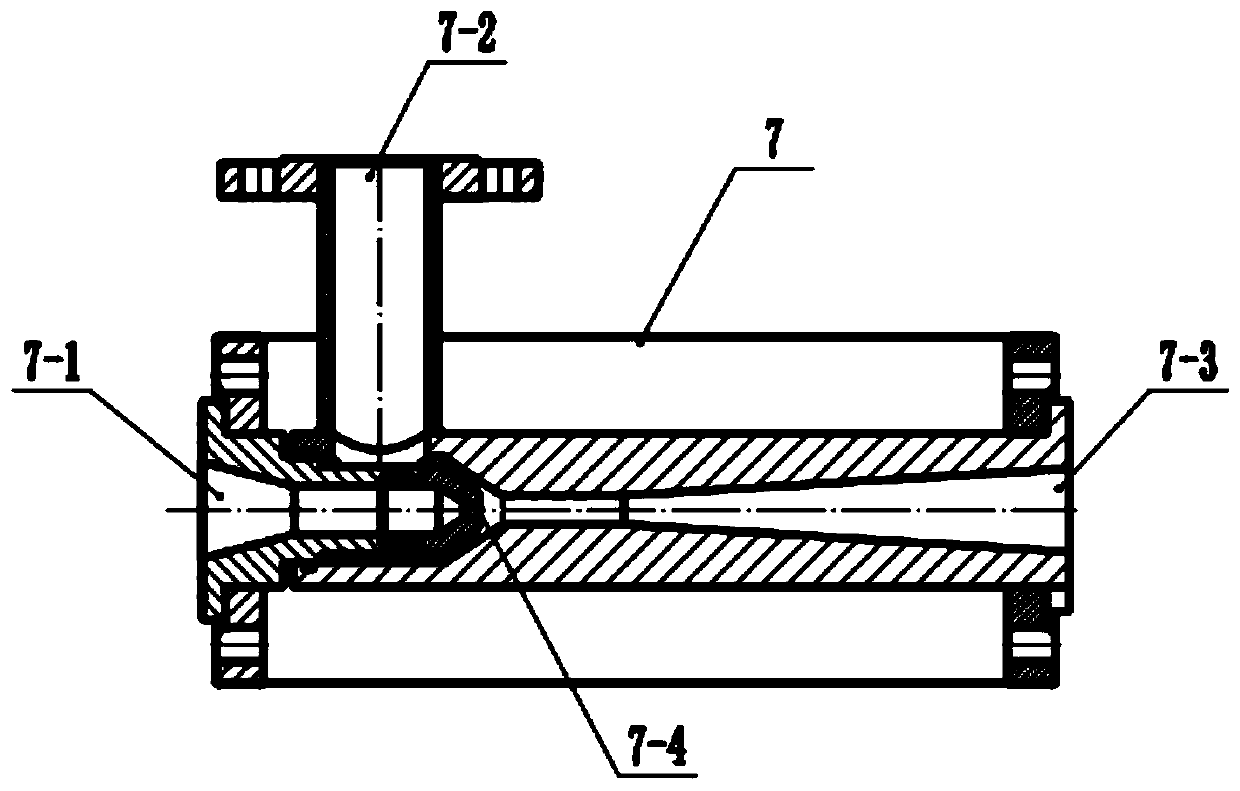 Heading machine dust-removing device