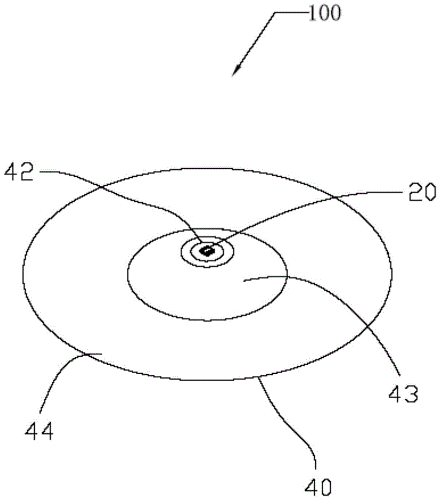 Lens assembly and LED lamp provided with same