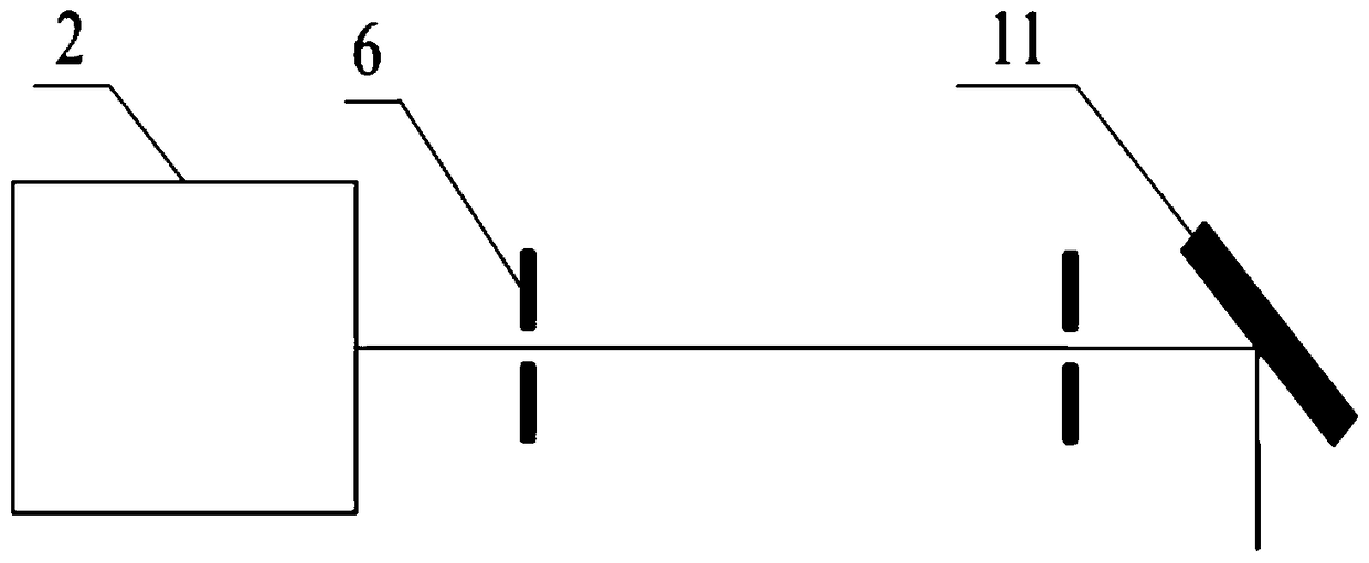 A detection device for laser sag monitor