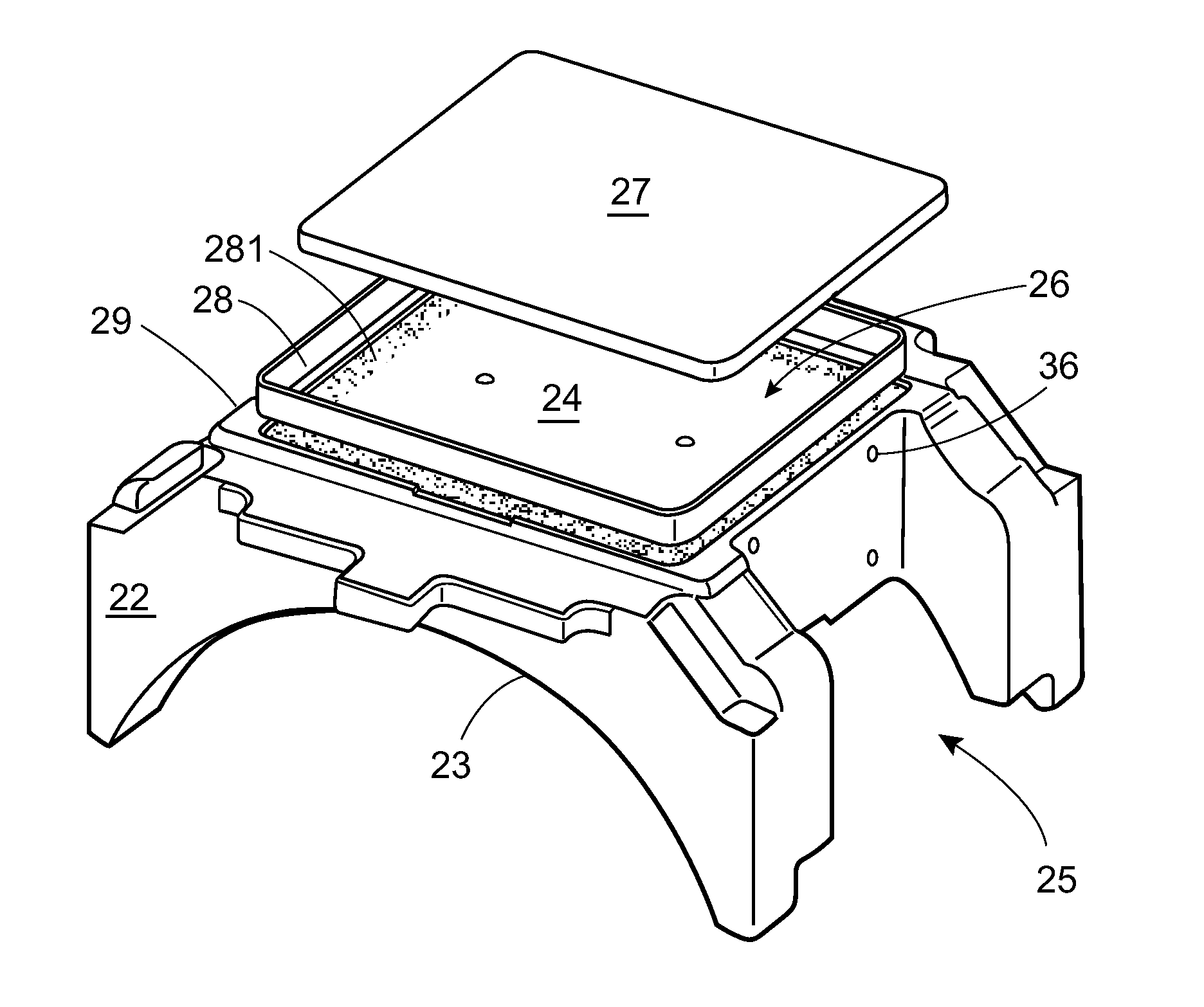 Bearing adapter side frame interface for a railway car truck