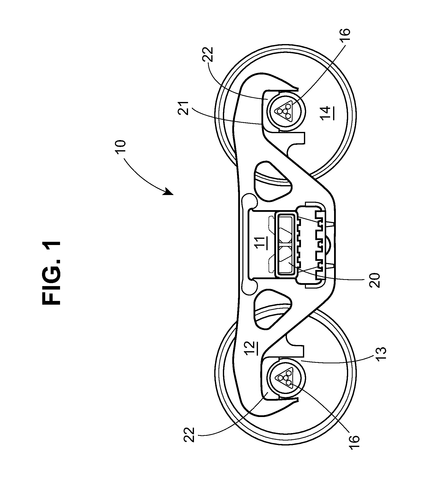 Bearing adapter side frame interface for a railway car truck