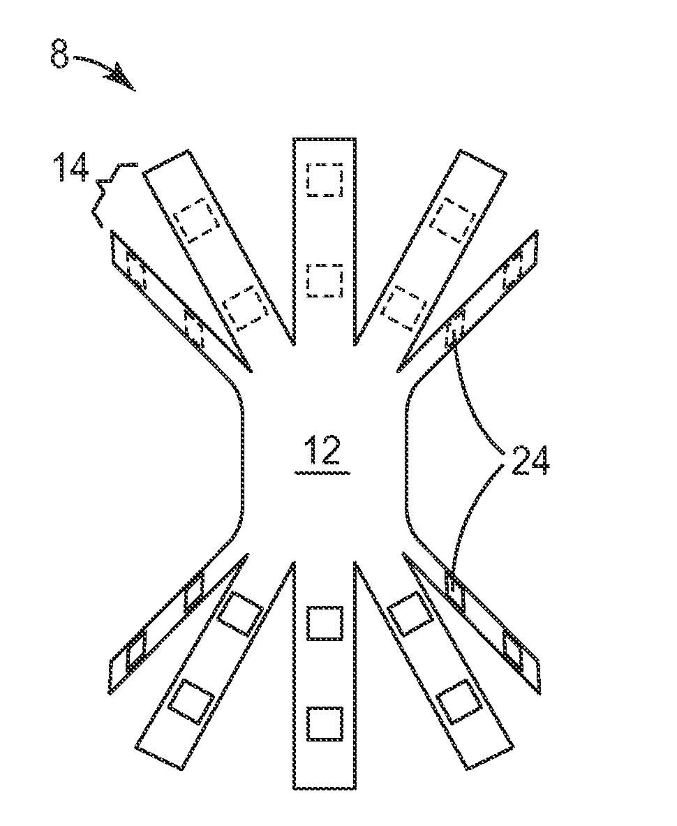 Flexible light emitting semiconductor device having a three dimensional structure