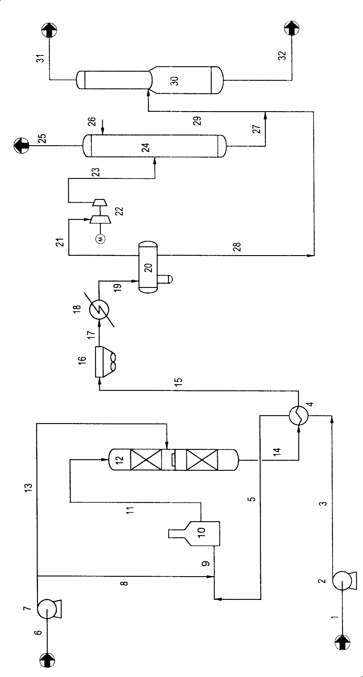 Catalyst continuous reproducible low octane rating gasoline modifying method