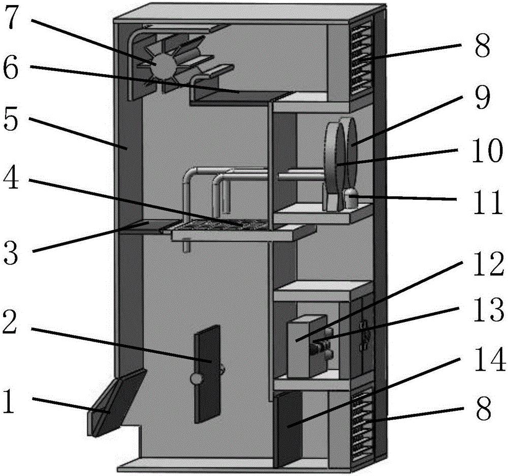 Building haze prevention ventilation purifier