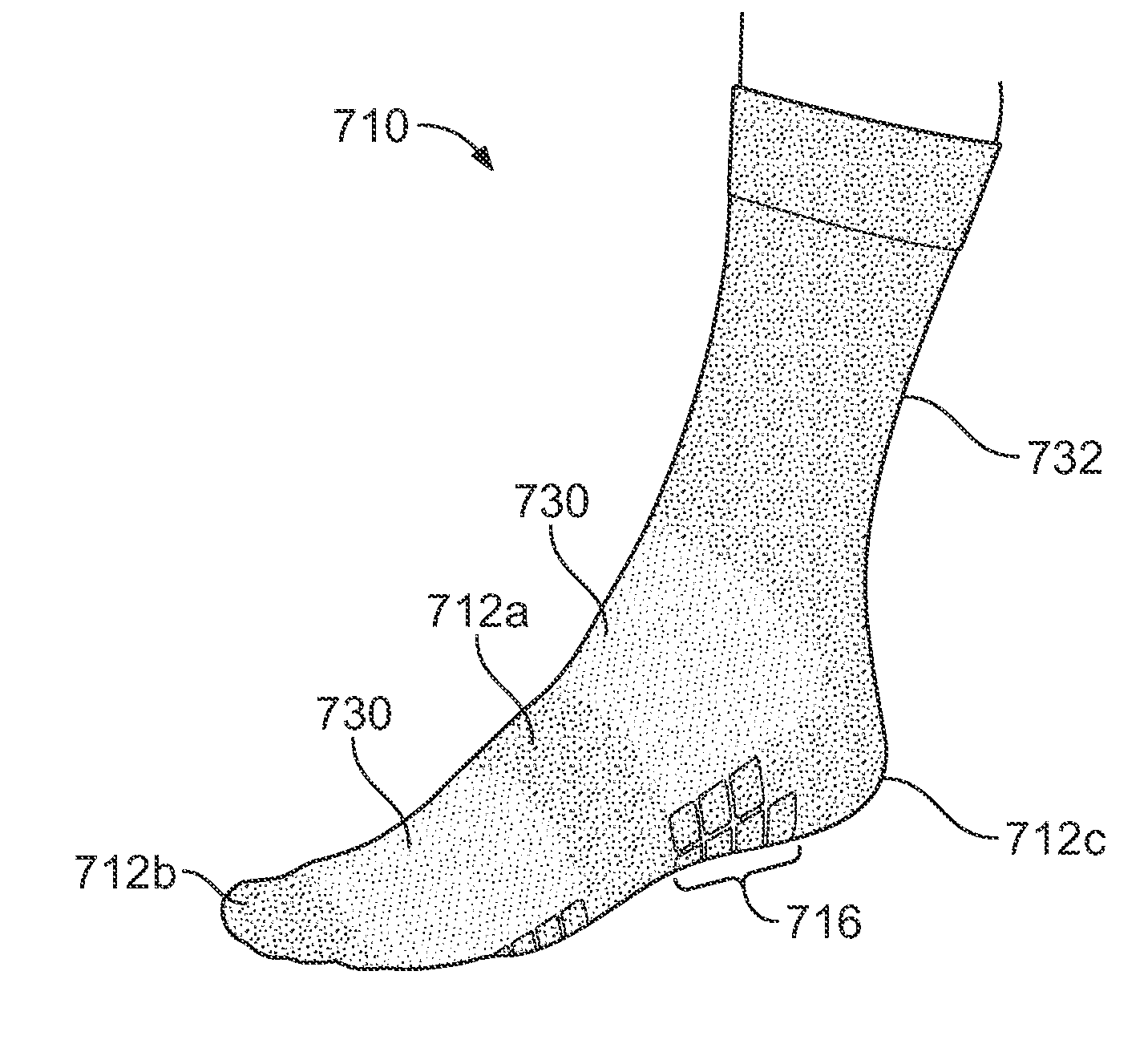 Performance dress sock