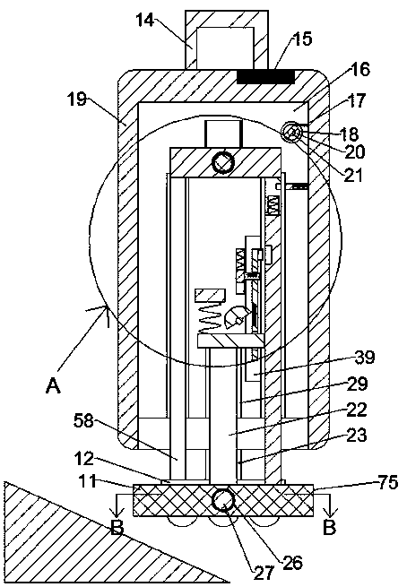 A kind of special compacting equipment for slope surface