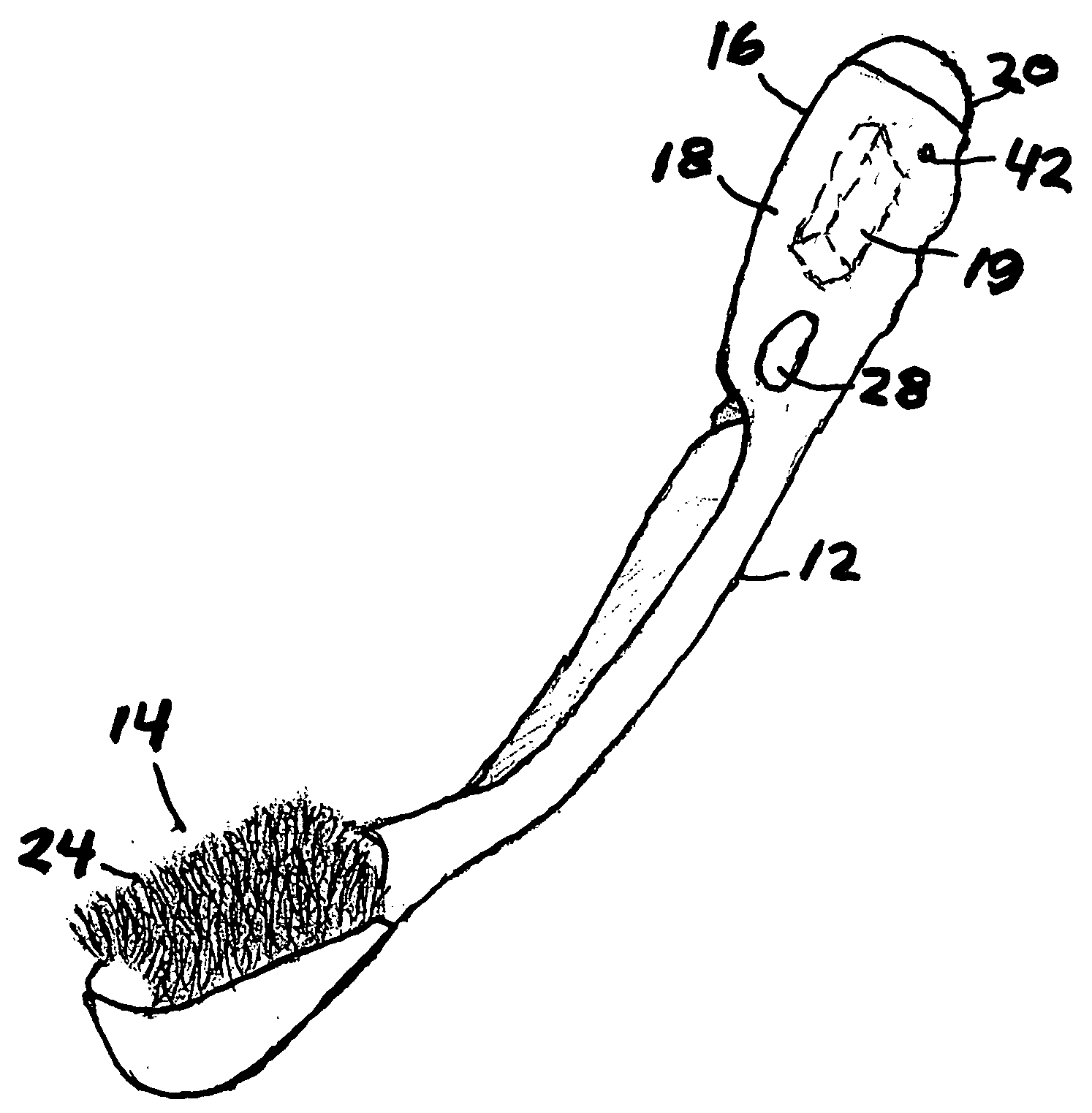 Power driven toilet brush with cleaner container and supporting stand