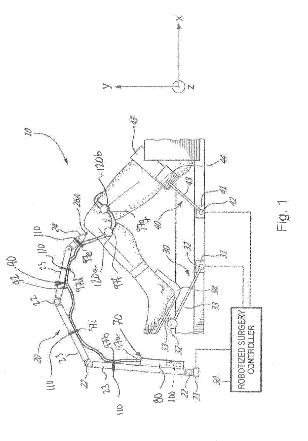 Bone and tool tracking with optical waveguide modeling system in computer-assisted surgery