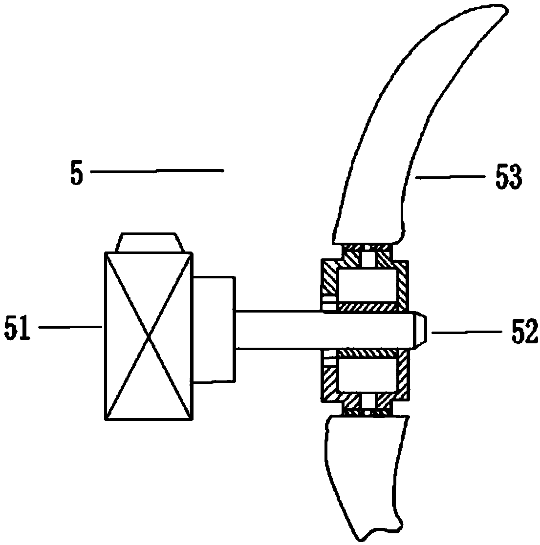 Mobile ecological restoration device and method for riverway black and odorous water