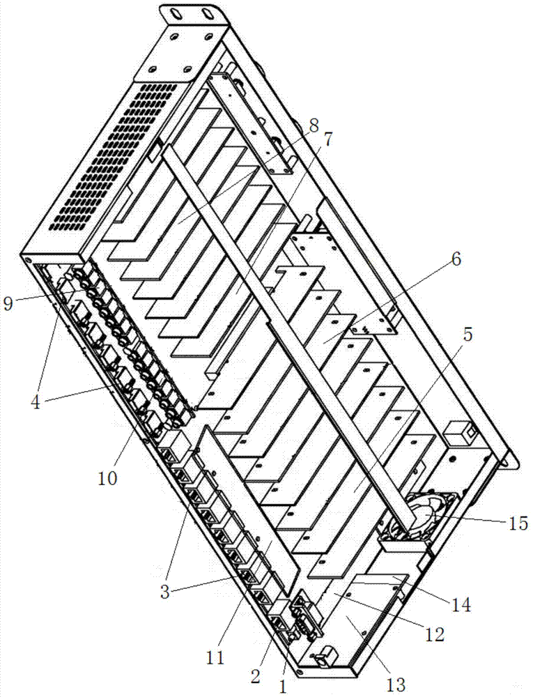 Automatic exchange remote transmission system of multipath high definition signals