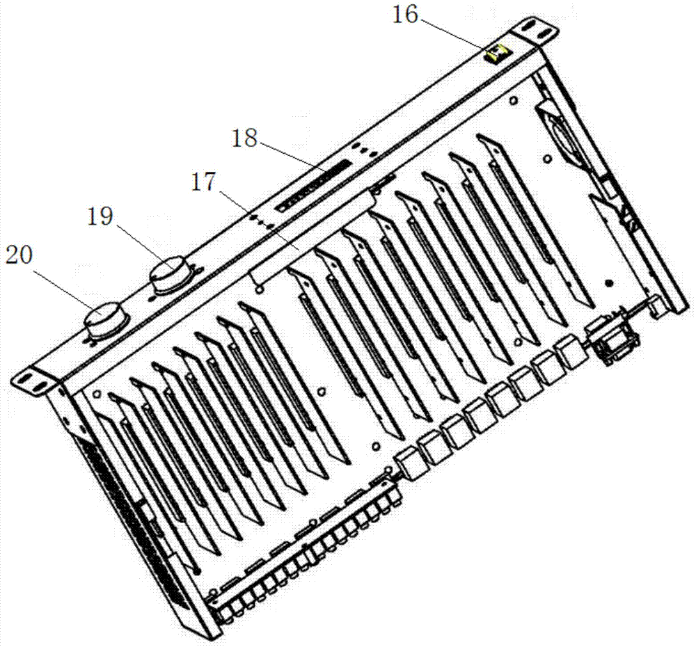 Automatic exchange remote transmission system of multipath high definition signals