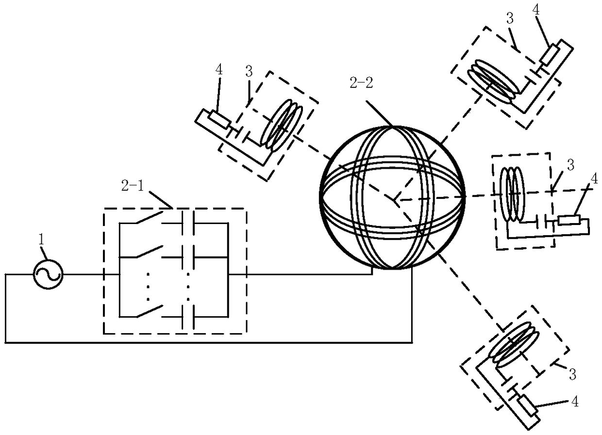 Omnidirectional selectivity radio energy transmission system