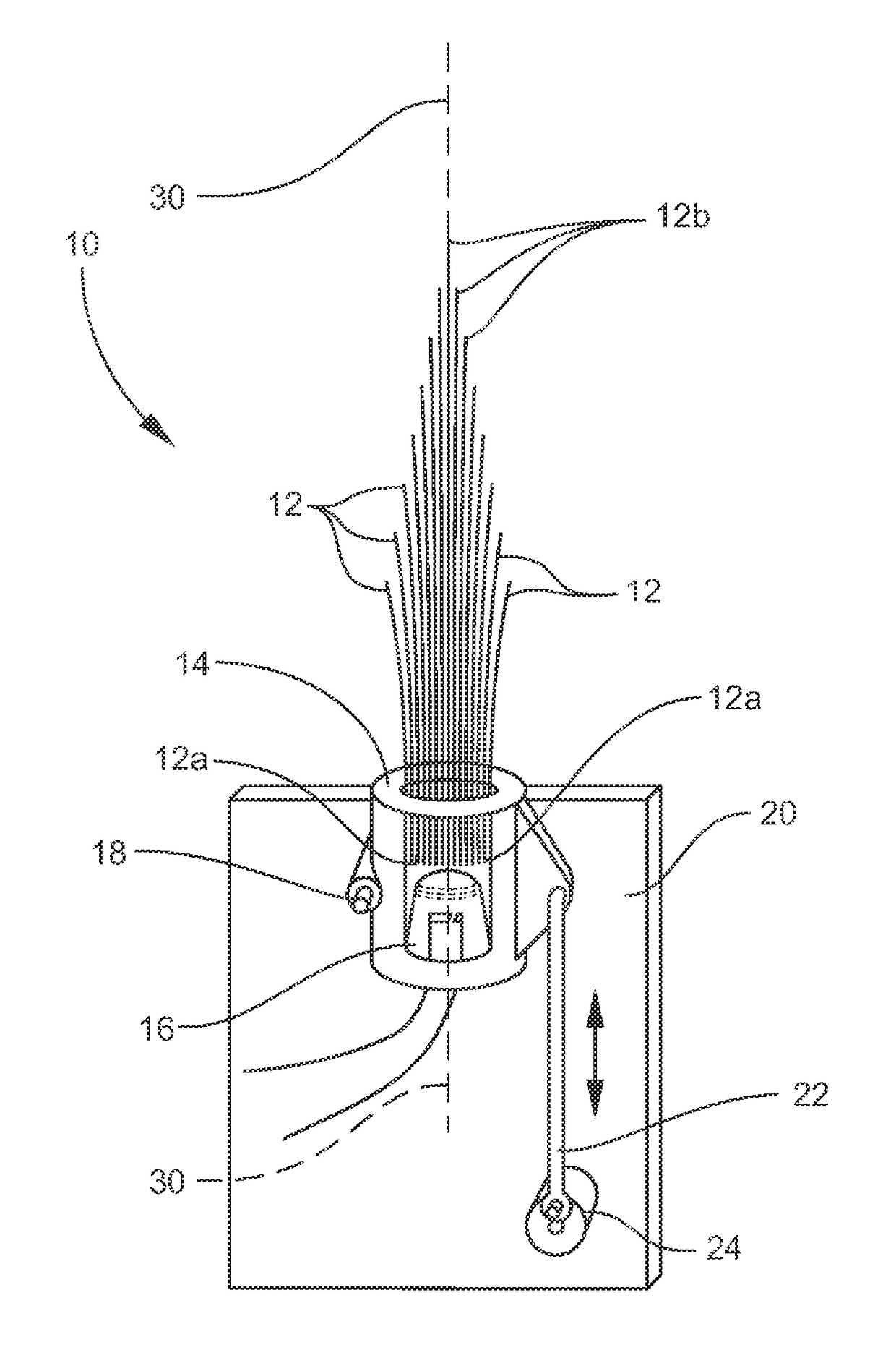 Fiber optic display apparatus and methods of osillating illuminated optical fibers