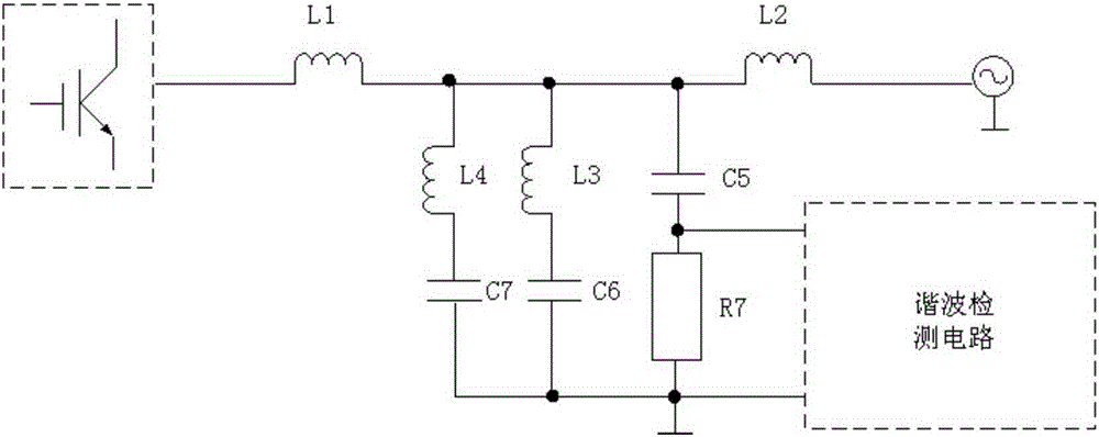 High-frequency filter applied to grid-connected inverter