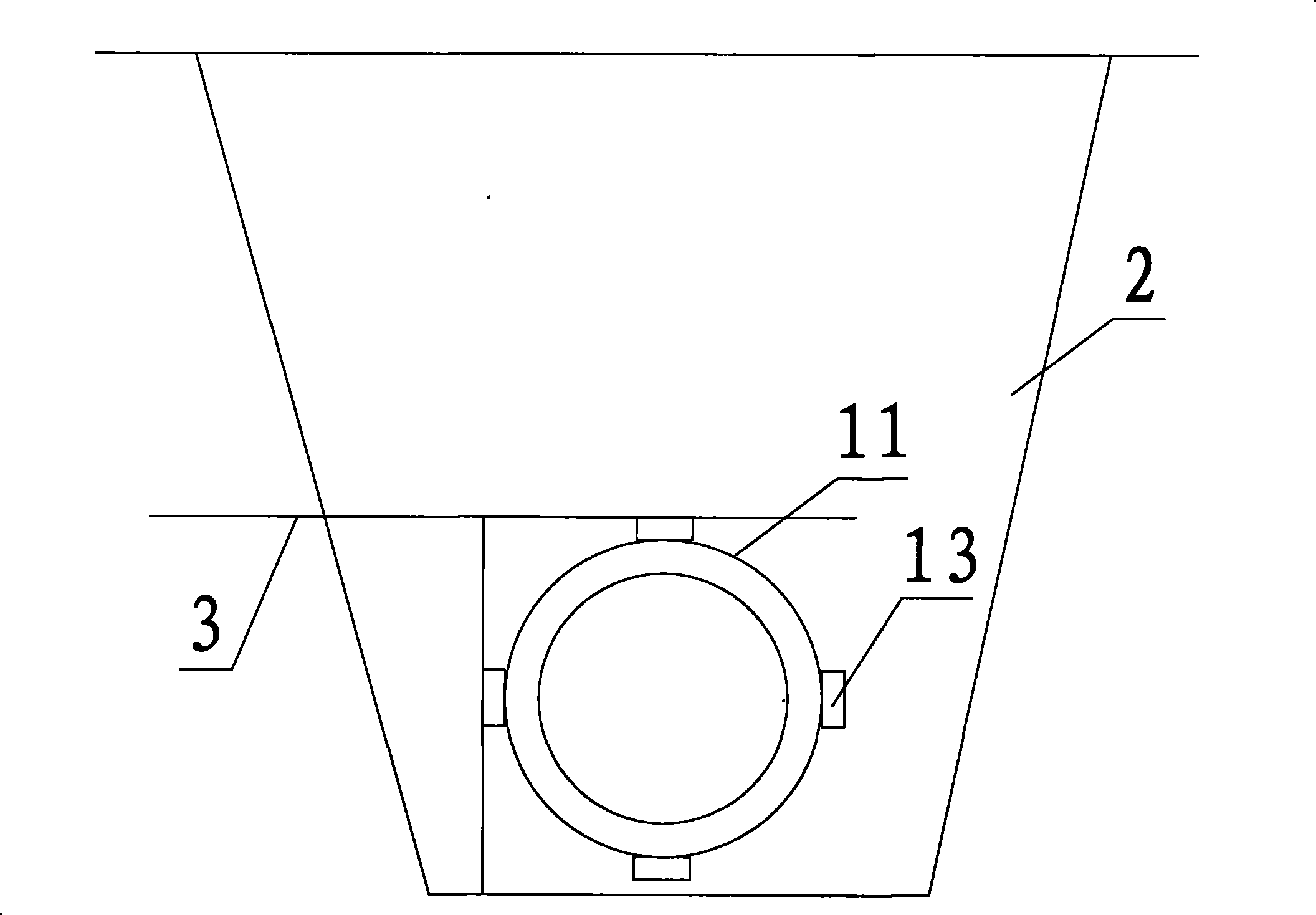 Pipe-jacking installation method of bypass pipeline