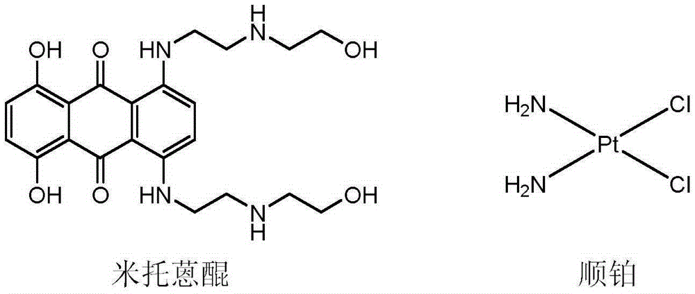 Mono6-(azabicyclo-substitution) anthraquinone platinous chloride compound and preparation method and application thereof