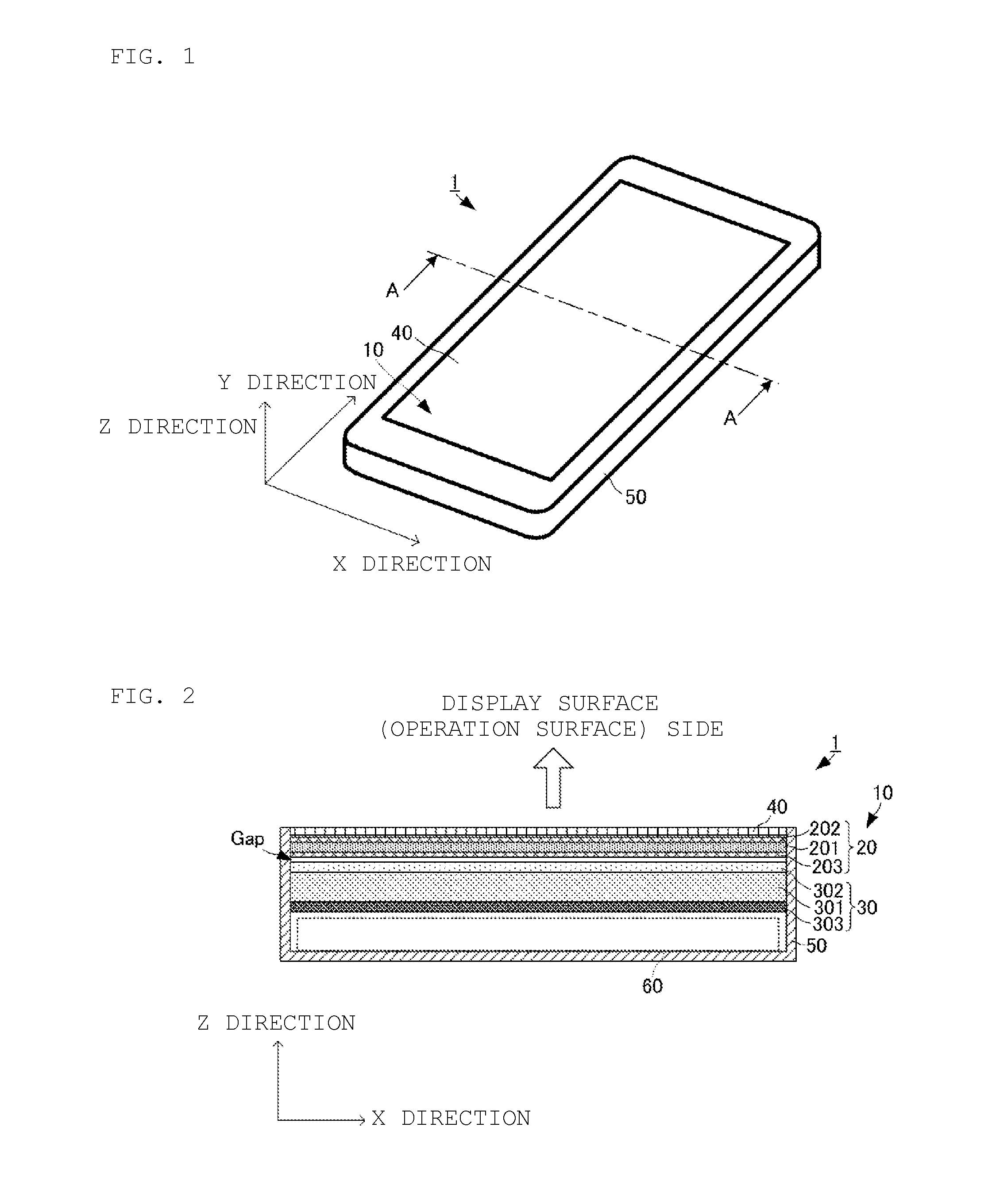 Pressing sensor, touch sensor, pressing sensor-equipped display panel, and touch sensor-equipped display panel