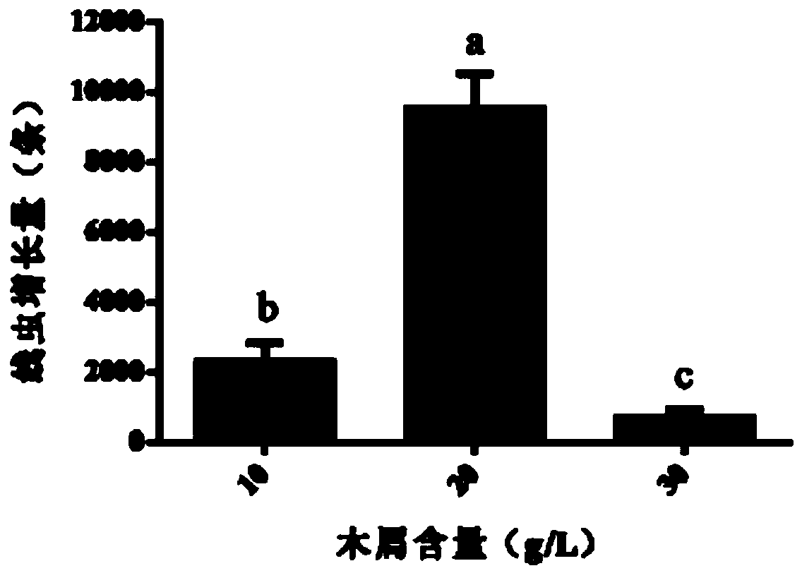 Culture medium for saprophiticnematode in infected wood of pine wood nematodes and preparation method and application of culture medium