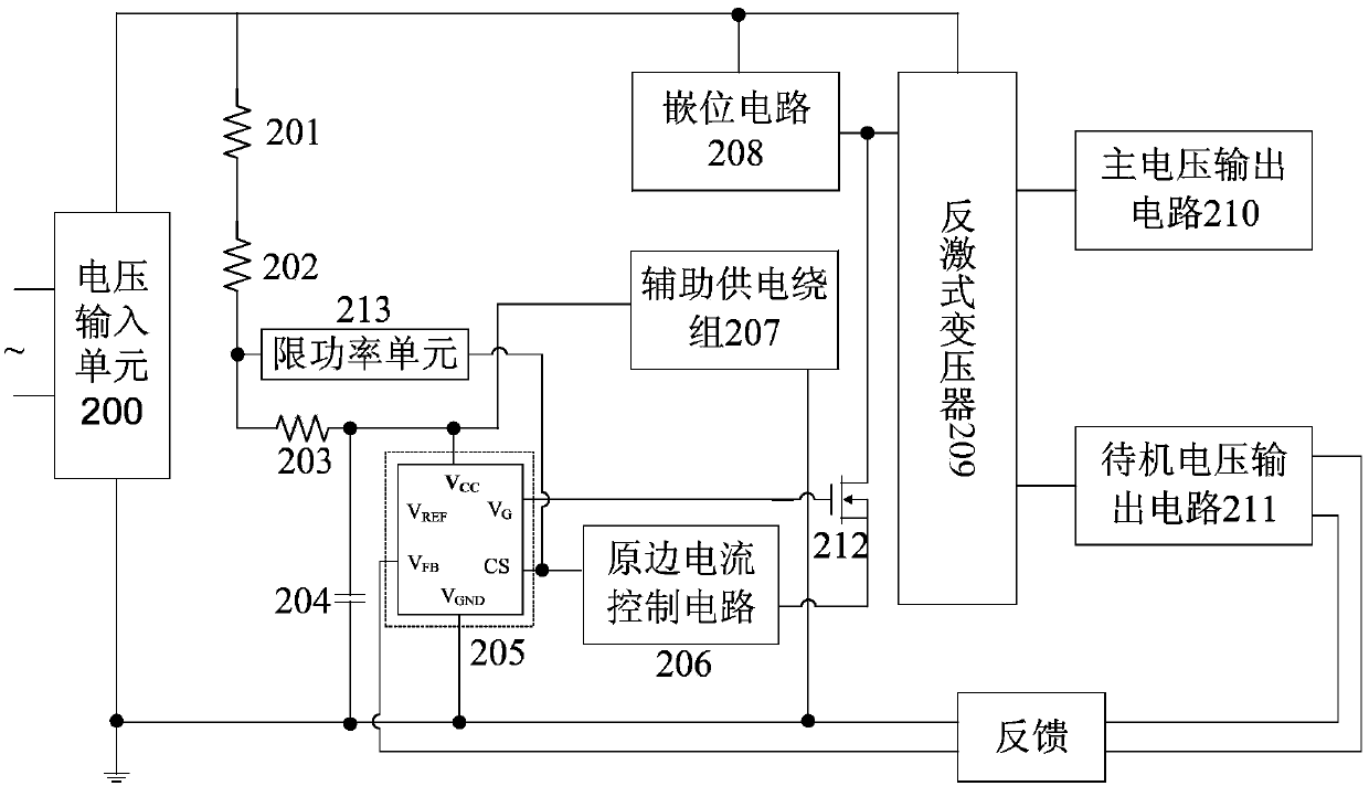 Flyback switching power supply