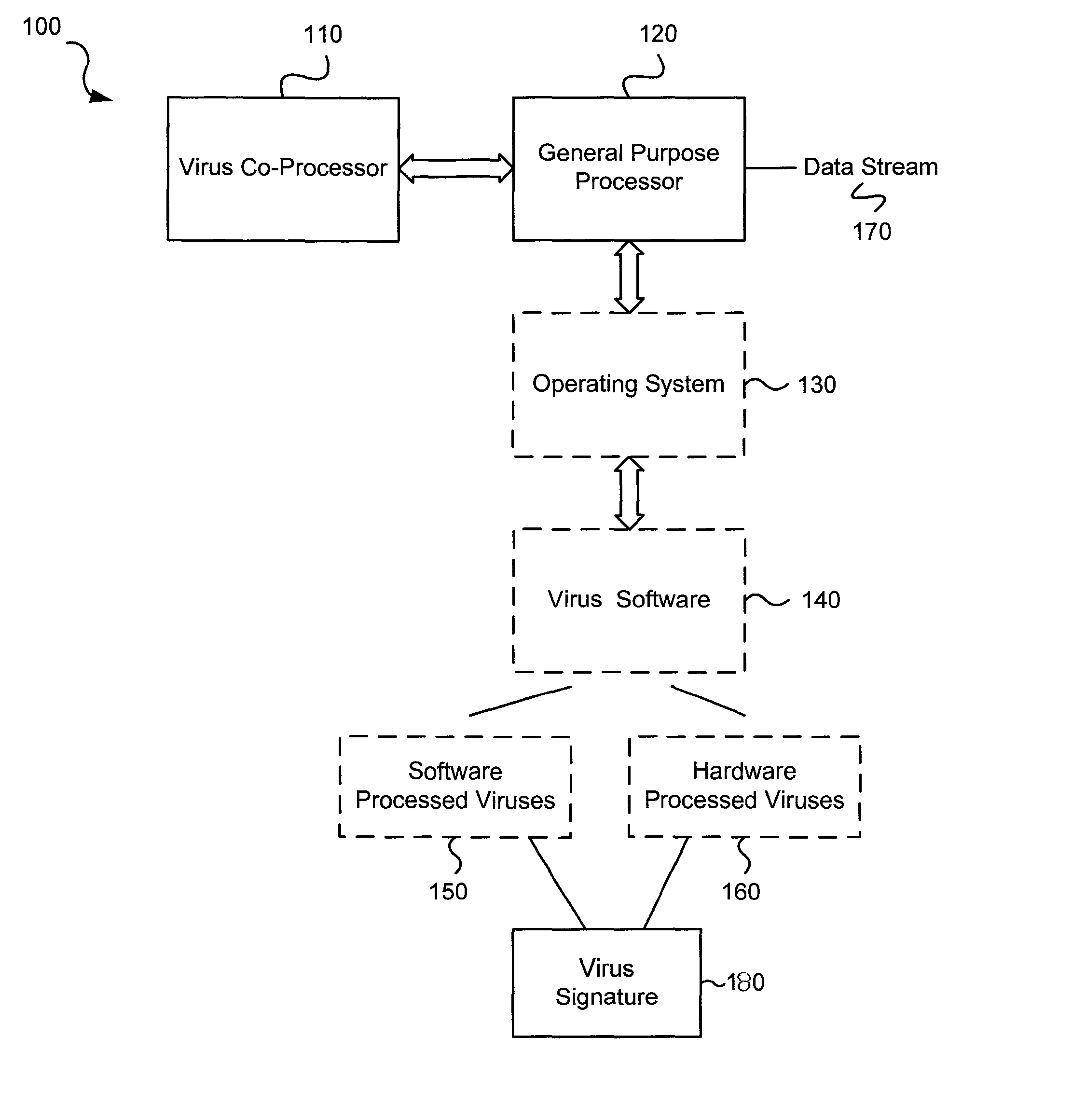 Virus co-processor instructions and methods for using such