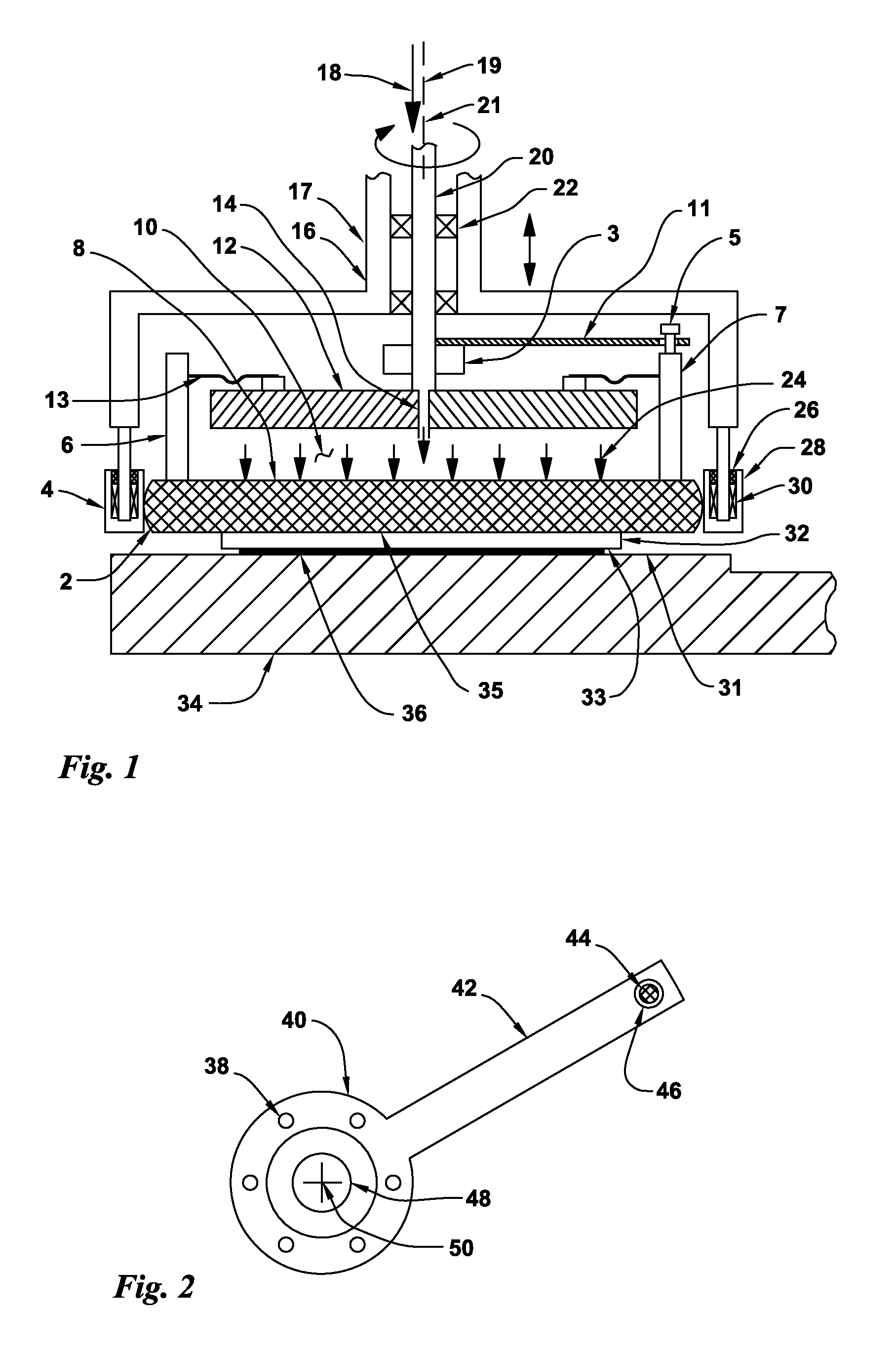 Flexible diaphragm combination floating and rigid abrading workholder