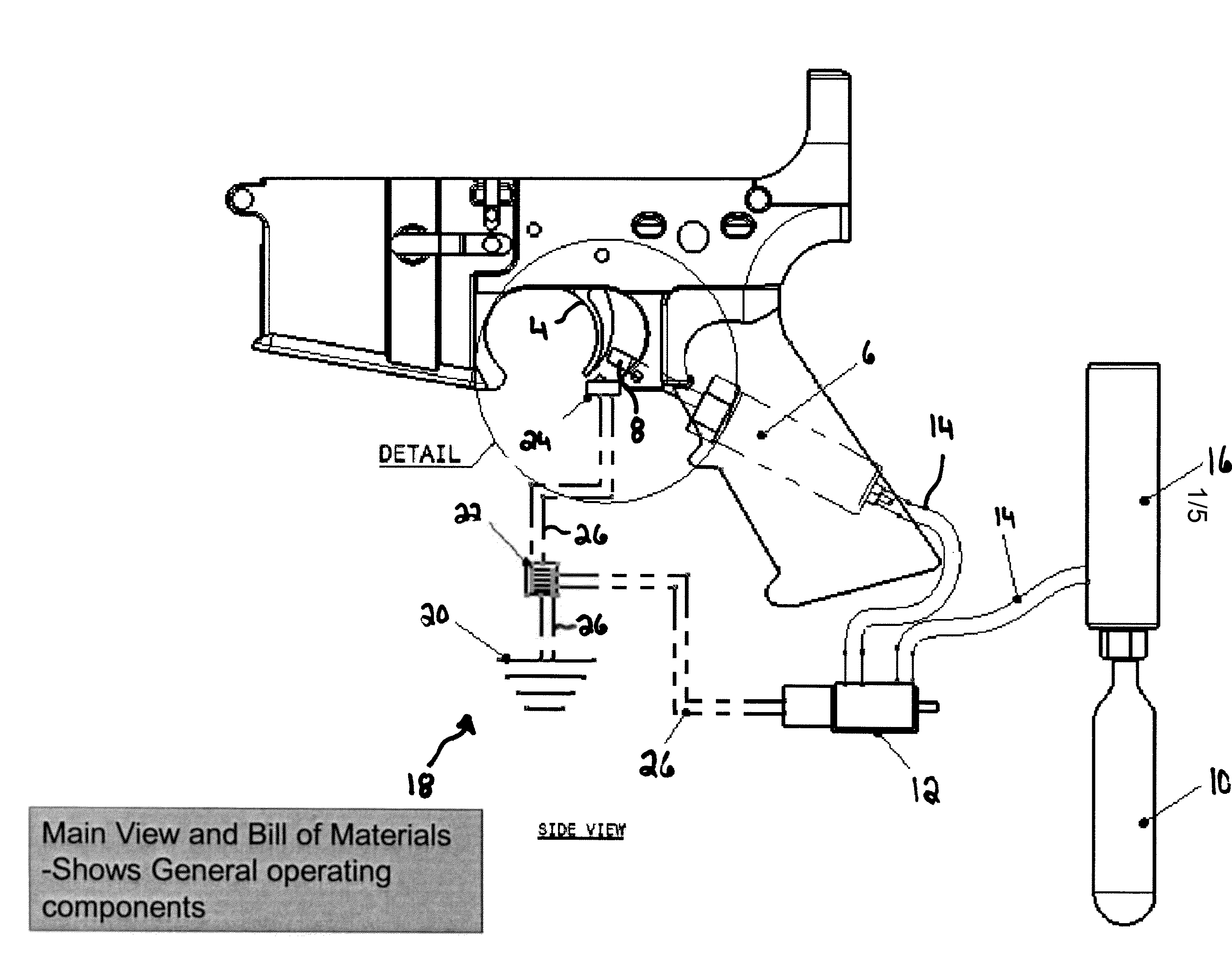 Rapid fire apparatus for semi-automatic firearms