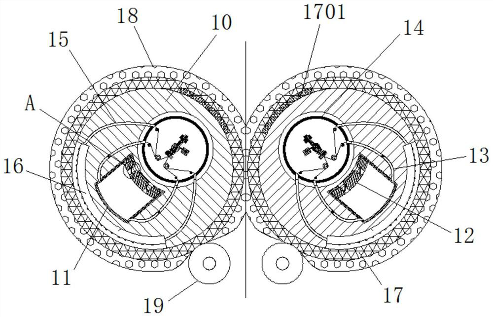 Non-woven fabric rapid cleaning, dewatering and clearing device for textile production