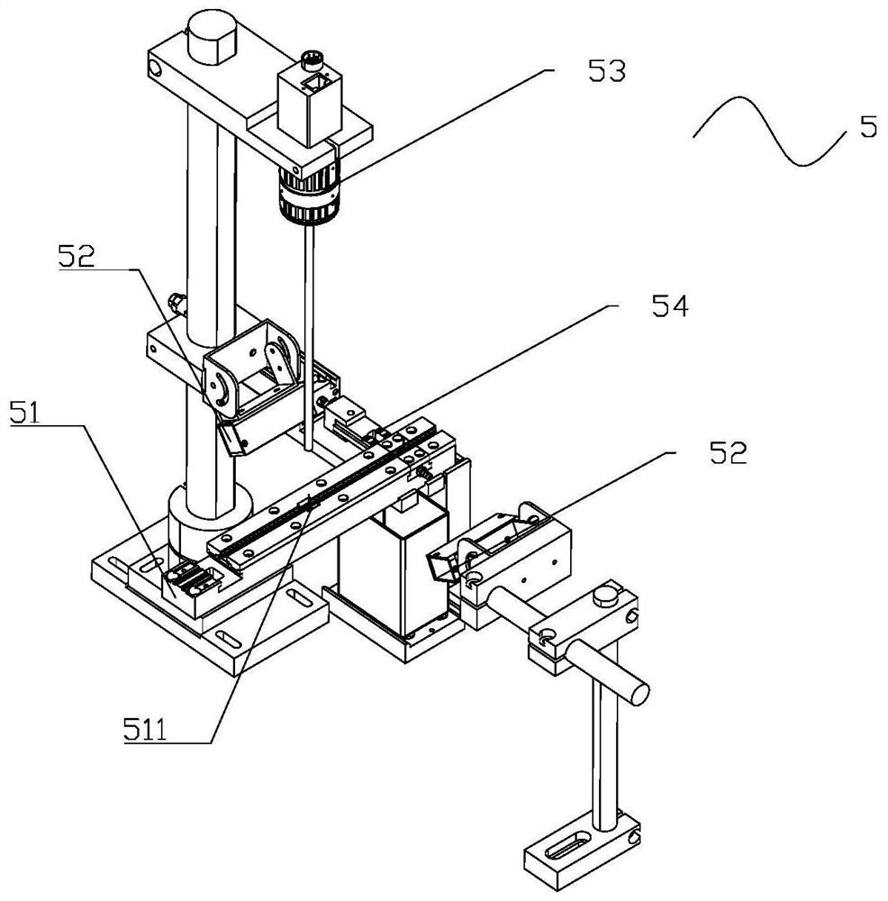 Label moving and pasting mechanism and label moving and pasting method for electronic components