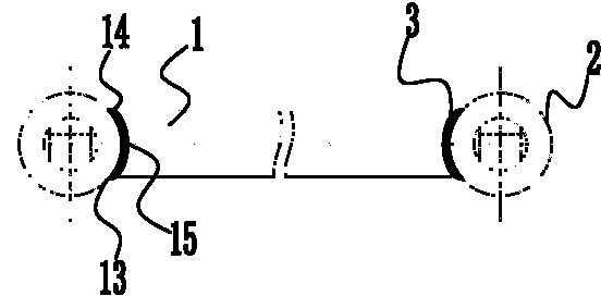 Vehicle thrust rod and assembly process thereof