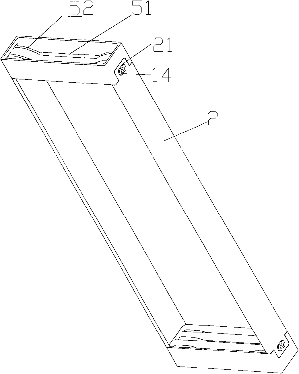 Electrode core assembly and battery containing same