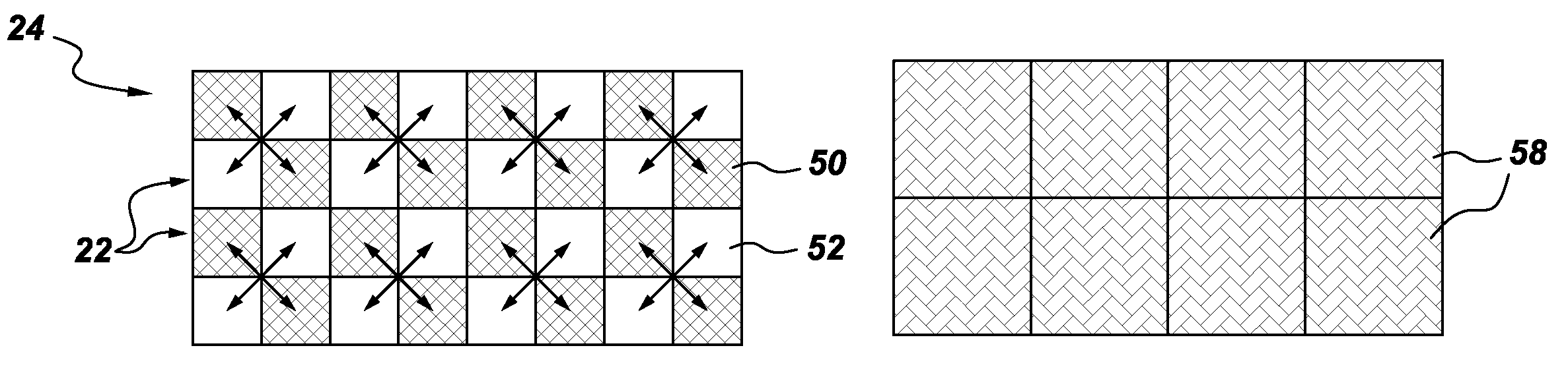 Method for energy sensitive computed tomography using checkerboard filtering