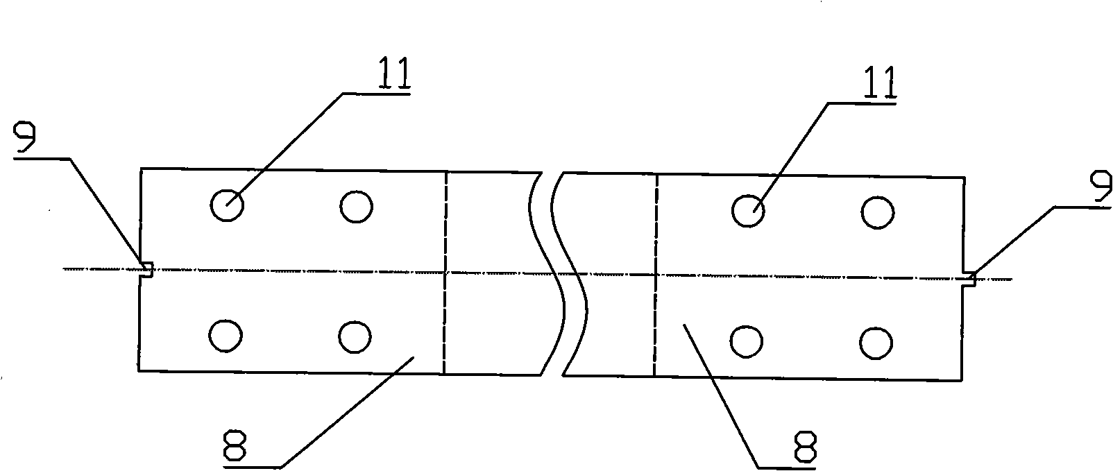 Elevator guide rail automatic production line manufacturing technique and equipment thereof