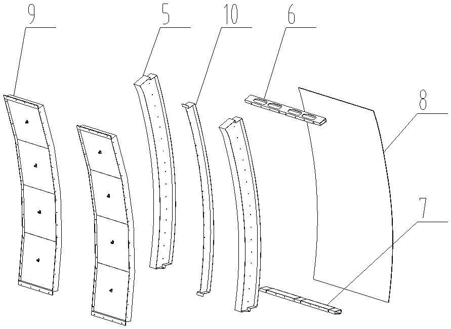 An integrated aircraft fuselage with skin antenna