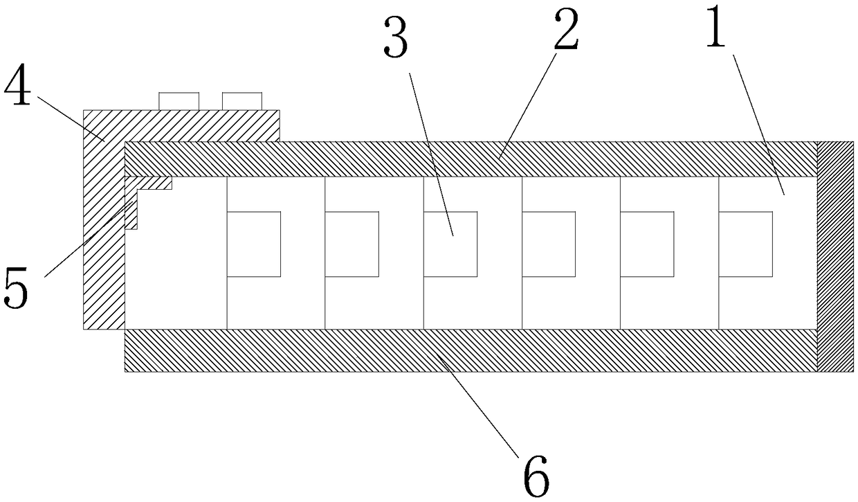 Water pressure blasting device of angle steel structure for power transmission tower