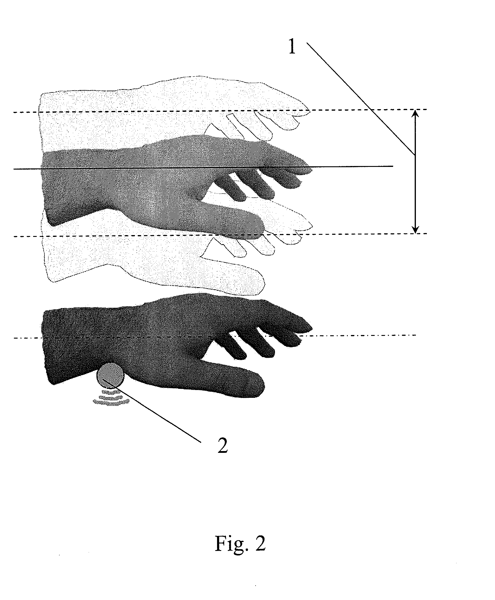 Training method and a device for carrying out said method