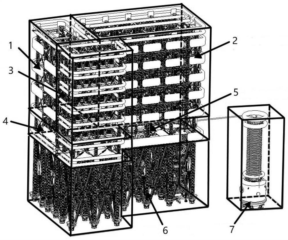 Valve tower of DC circuit breaker