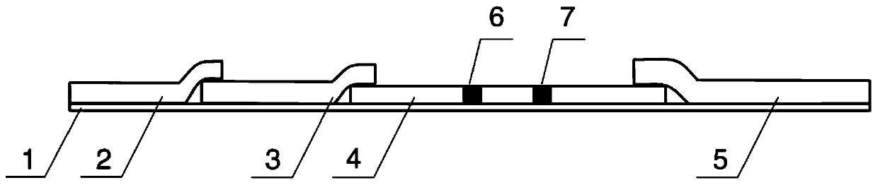 Immune lateral chromatography detection method and device for carrying out external drive on biomarker