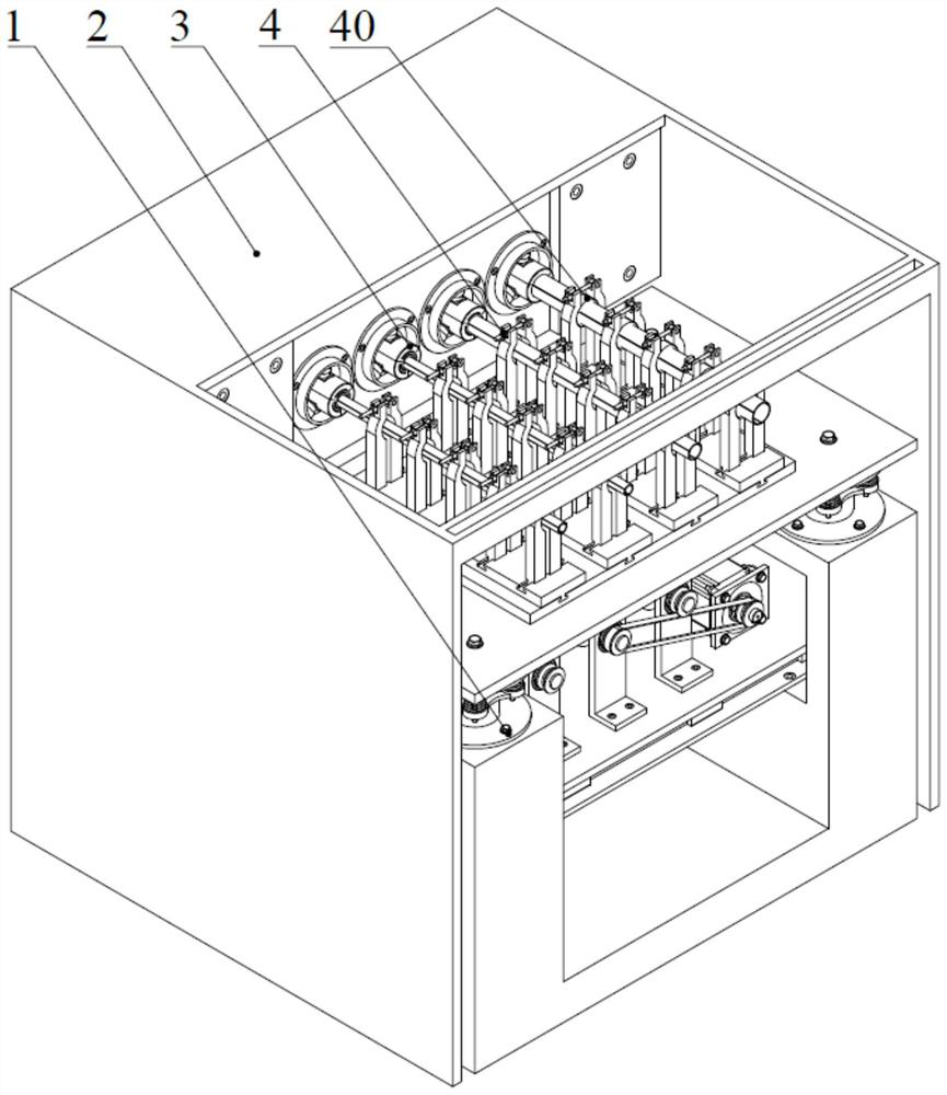 Large-batch testing device for mechanical property degradation detection of aircraft pipeline gasket