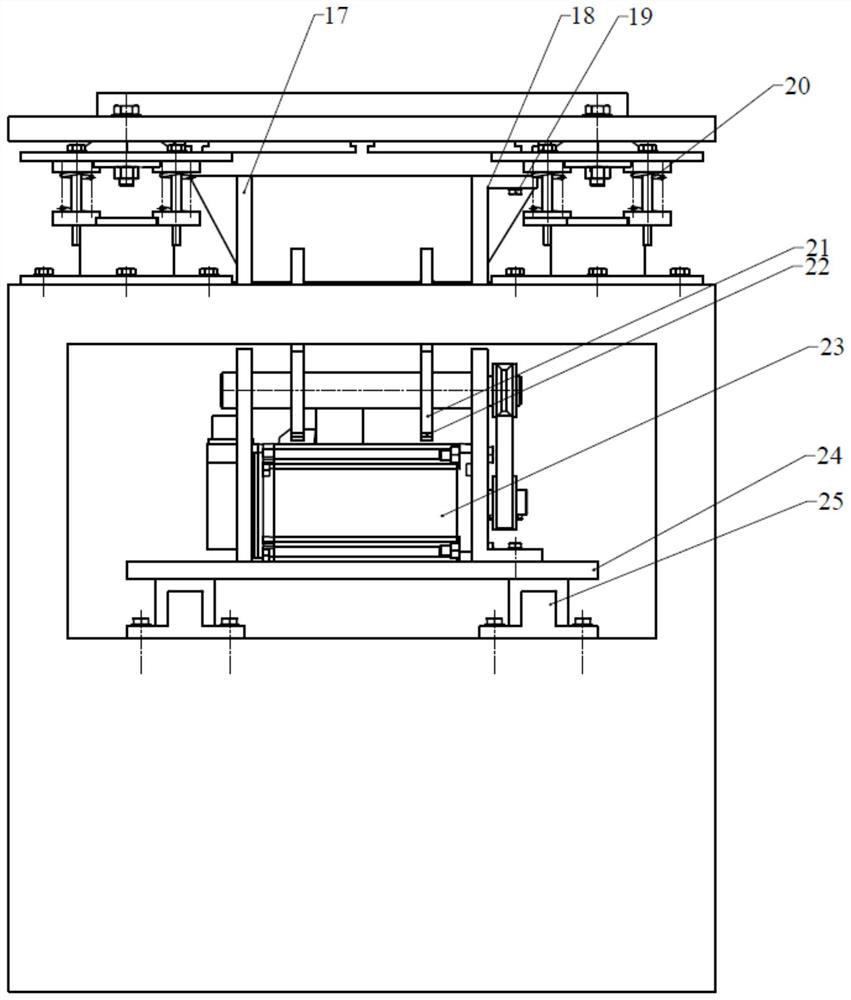 Large-batch testing device for mechanical property degradation detection of aircraft pipeline gasket