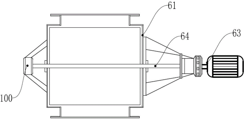 Charging system of ceramic non-slurry pelletizing