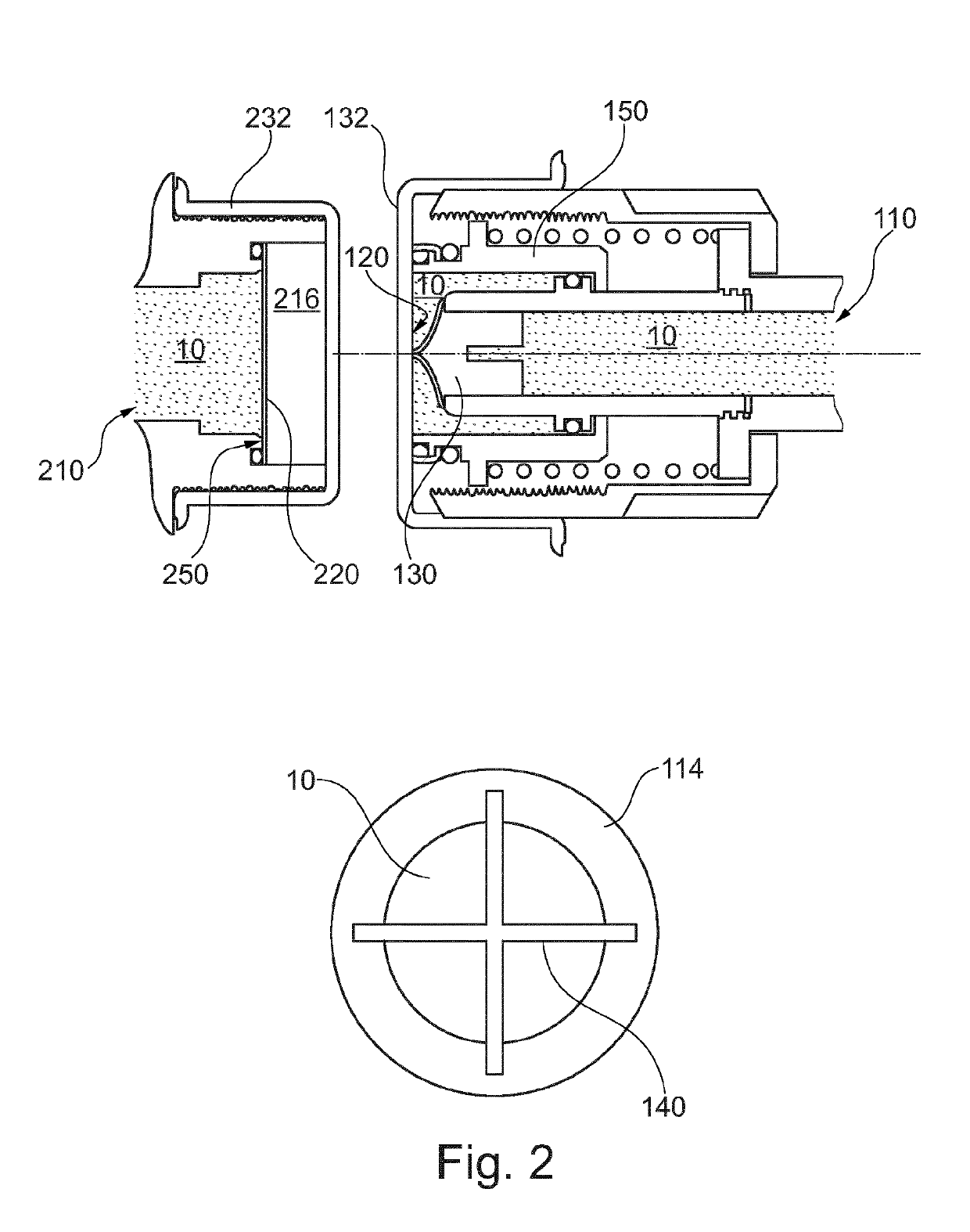 Hydraulic connecting part and counterpart for a quick connector